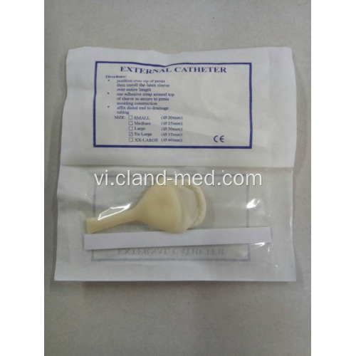 Chất lượng tốt latex bên ngoài bao cao su nam Catheter